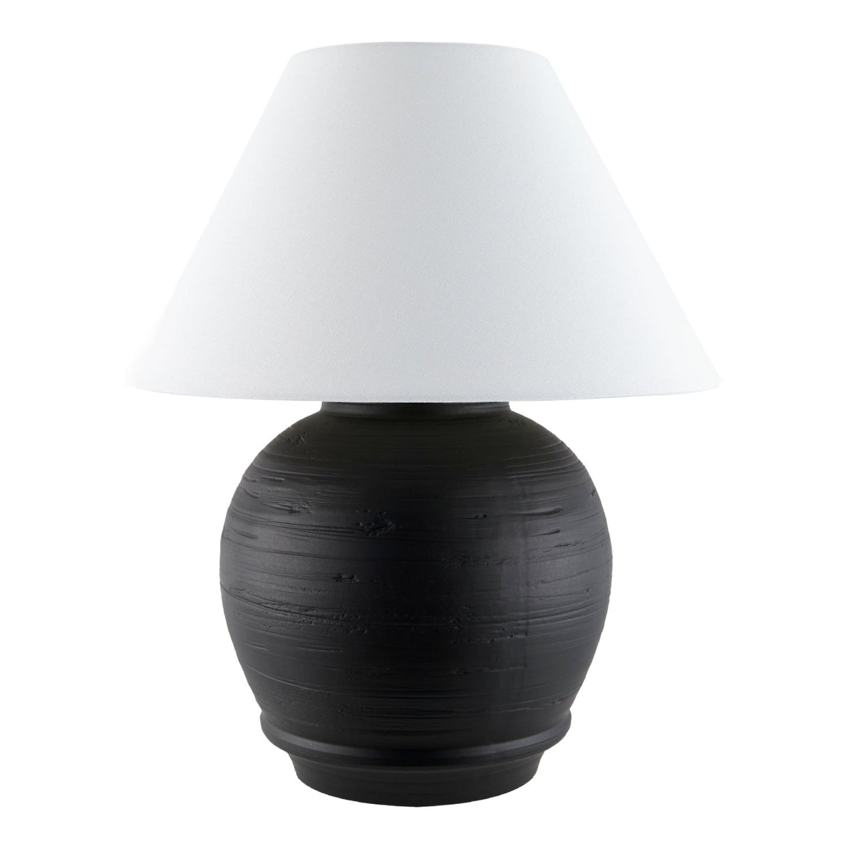 Modern European furniture - Dark Gray Ceramic Table Lamp - www.oroa.com
