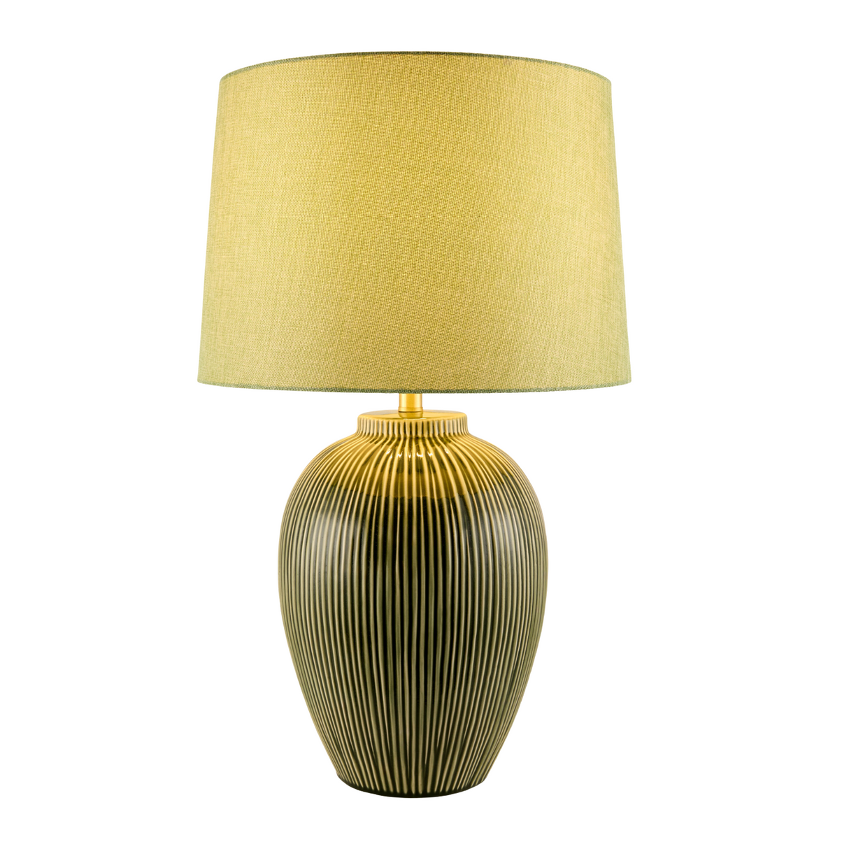 Modern European furniture - Striped Ceramic Accent Table Lamp - www.oroa.com