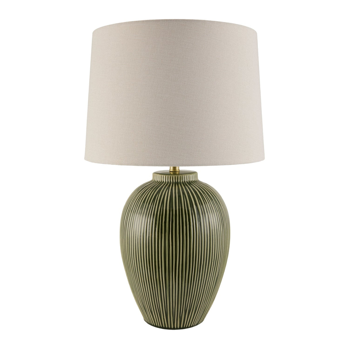 Modern European furniture - Striped Ceramic Accent Table Lamp - www.oroa.com