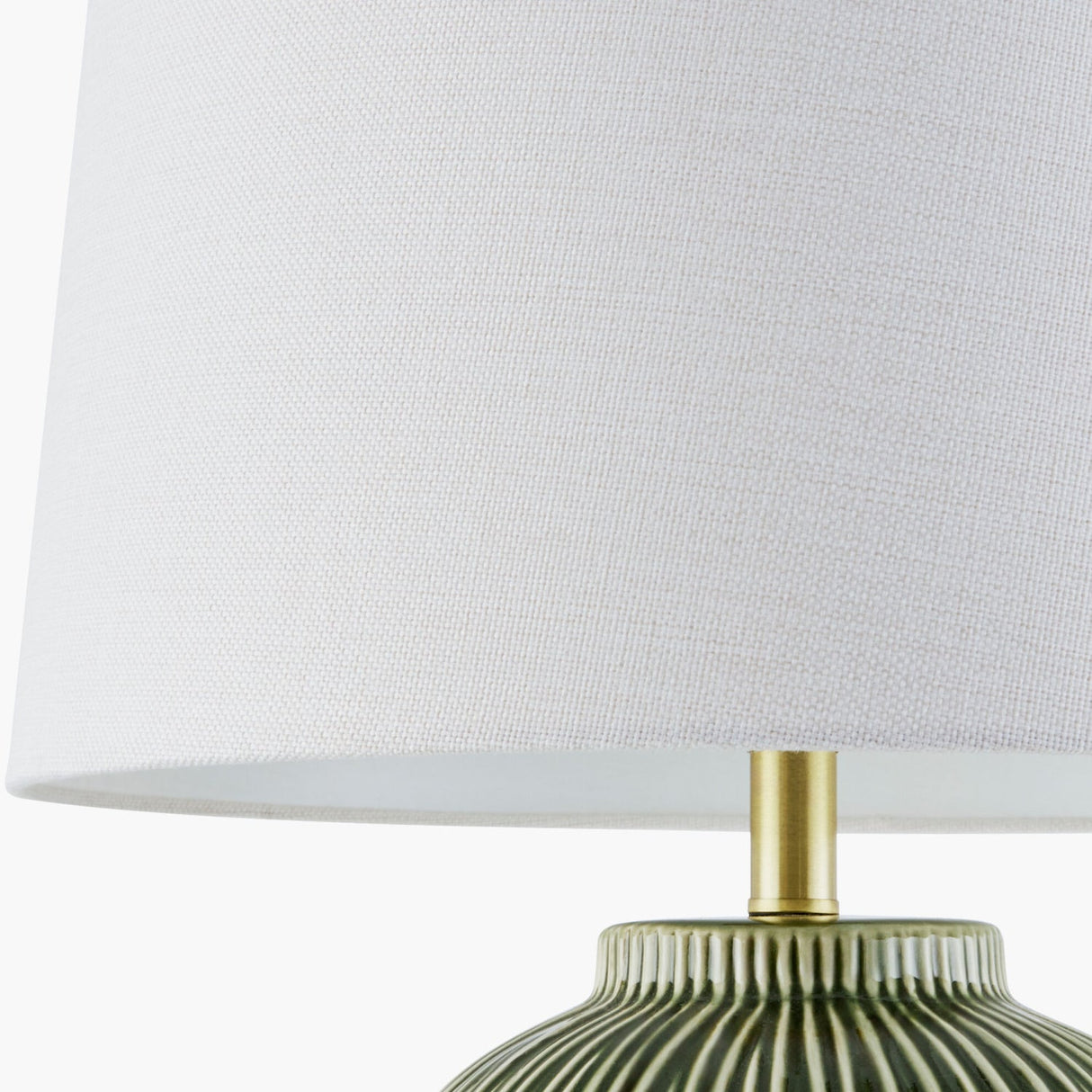 Modern European furniture - Striped Ceramic Accent Table Lamp - www.oroa.com