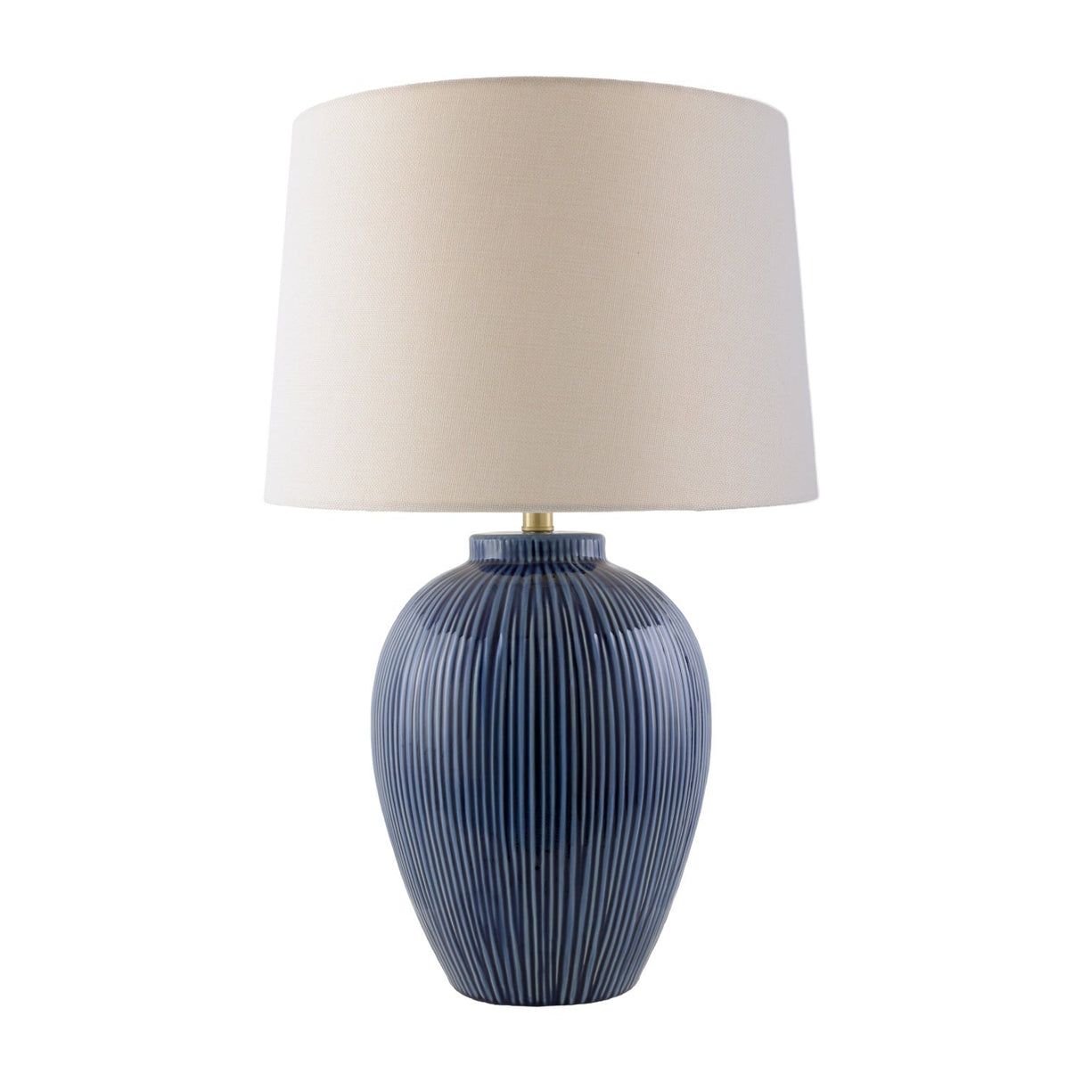Modern European furniture - Striped Ceramic Accent Table Lamp - www.oroa.com