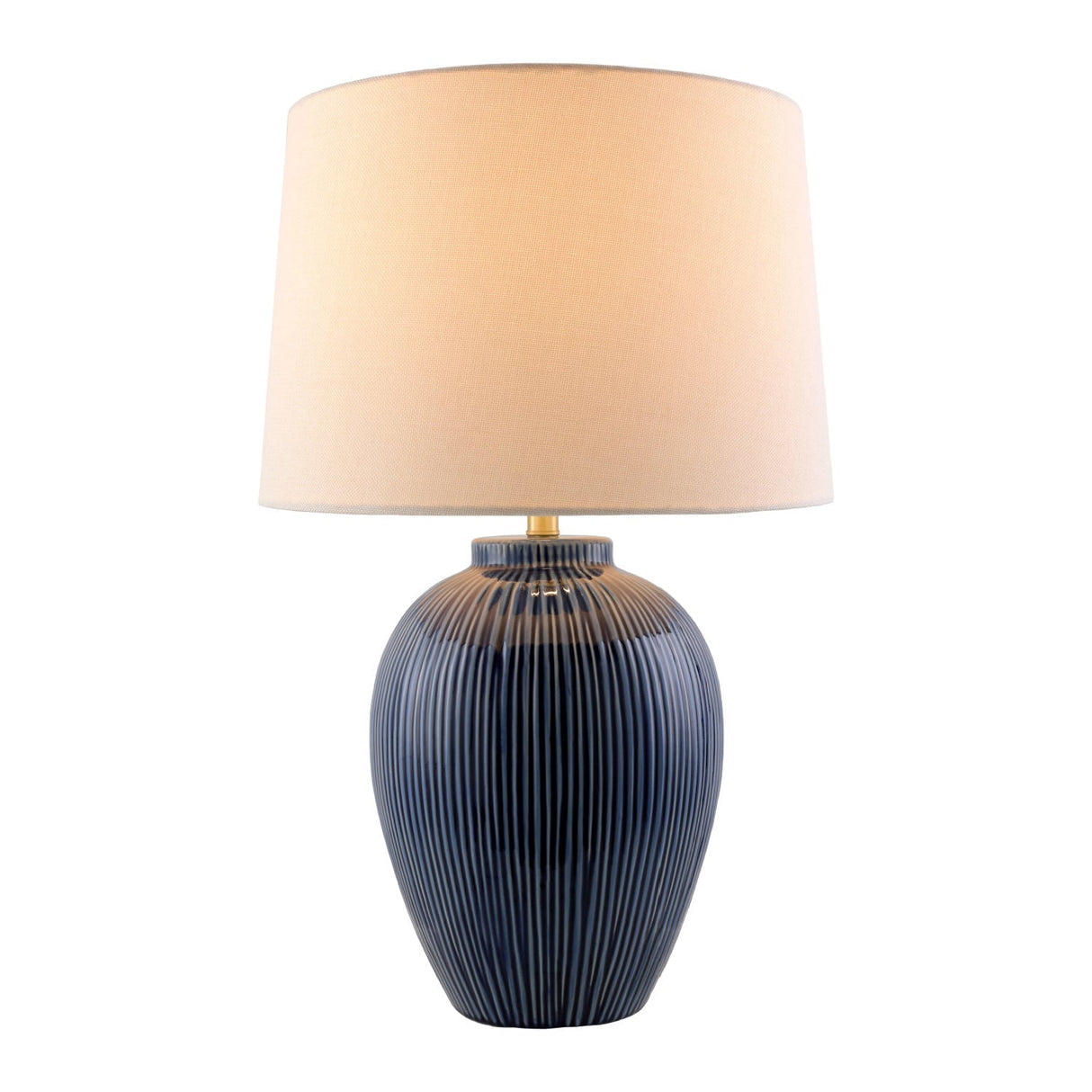 Modern European furniture - Striped Ceramic Accent Table Lamp - www.oroa.com