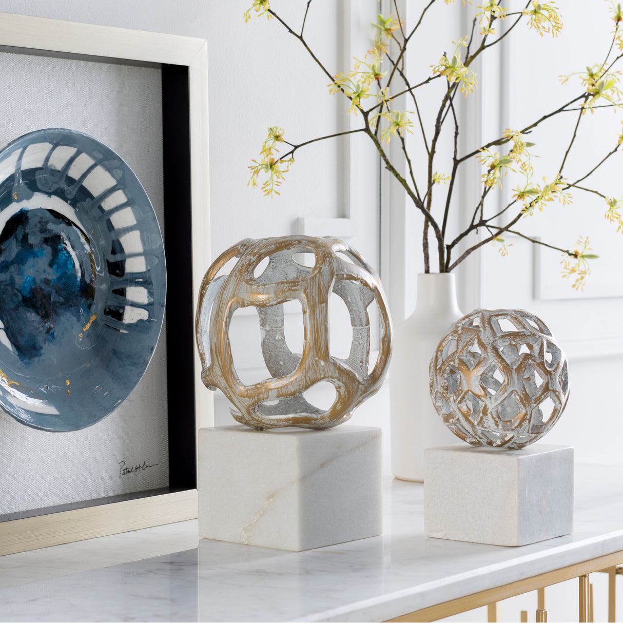 Modern European furniture - Natural Iron Decorative Sculpture - www.oroa.com
