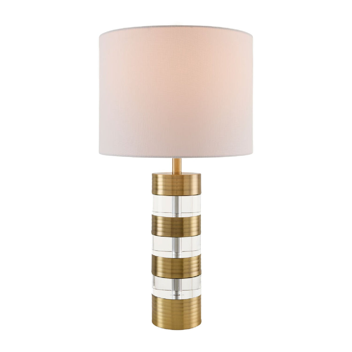 Modern European furniture - Translucent Crystal Accent Table Lamps (2) - www.oroa.com