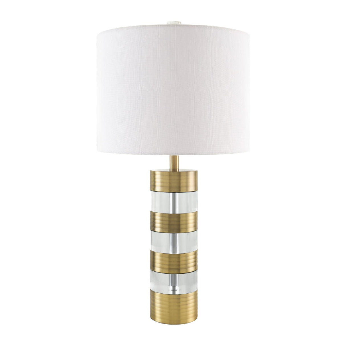 Modern European furniture - Translucent Crystal Accent Table Lamps (2) - www.oroa.com