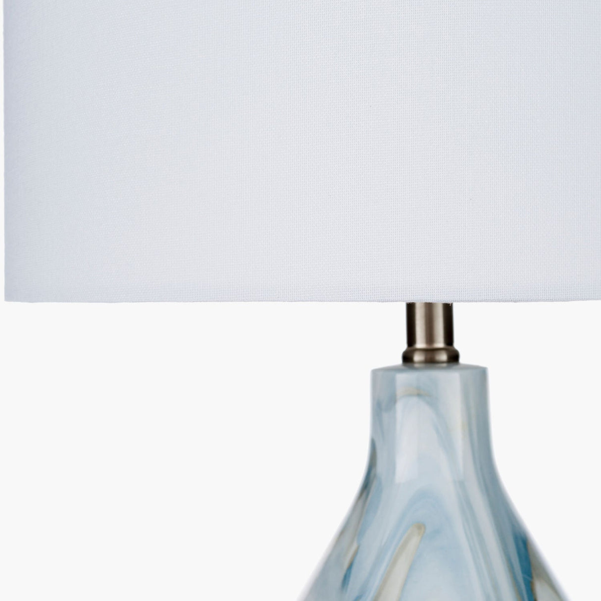 Modern European furniture - Blue Swirl Ceramic Table Lamp - www.oroa.com