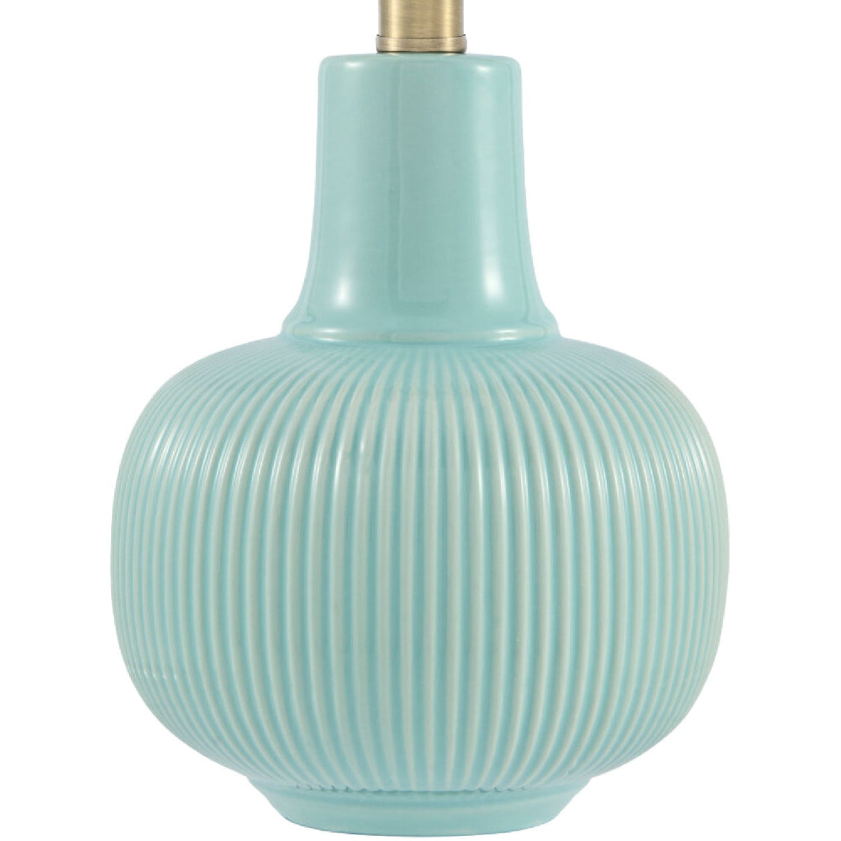 Modern European furniture - Scalloped White Linen Table Lamp - www.oroa.com