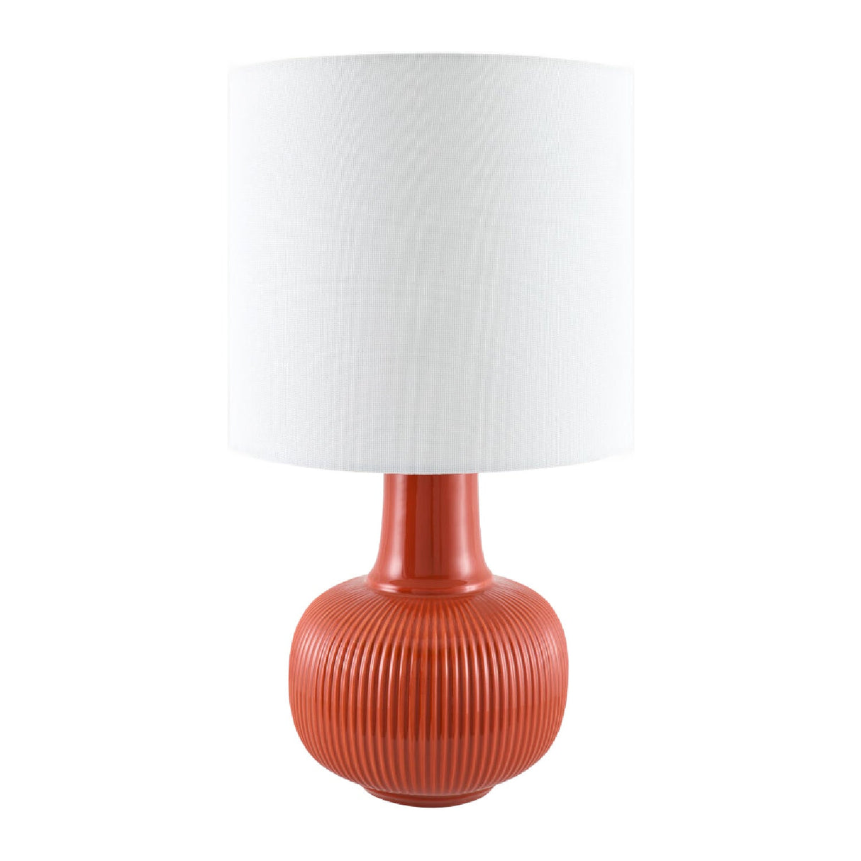 Modern European furniture - Reeded Ceramic Accent Table Lamp - www.oroa.com