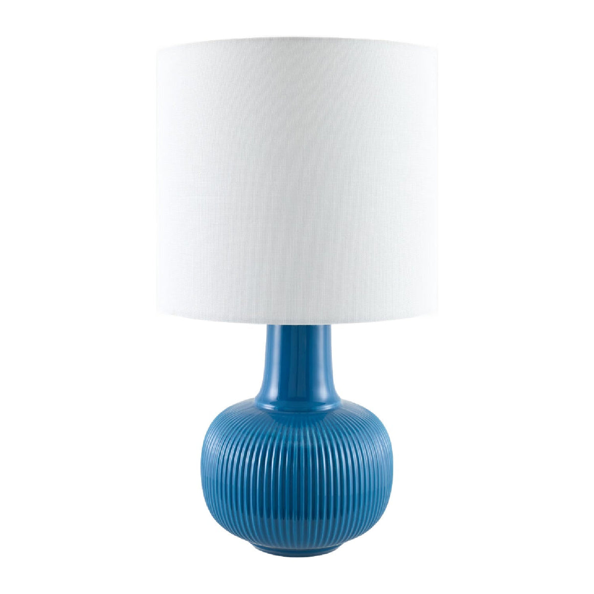 Modern European furniture - Reeded Ceramic Accent Table Lamp - www.oroa.com