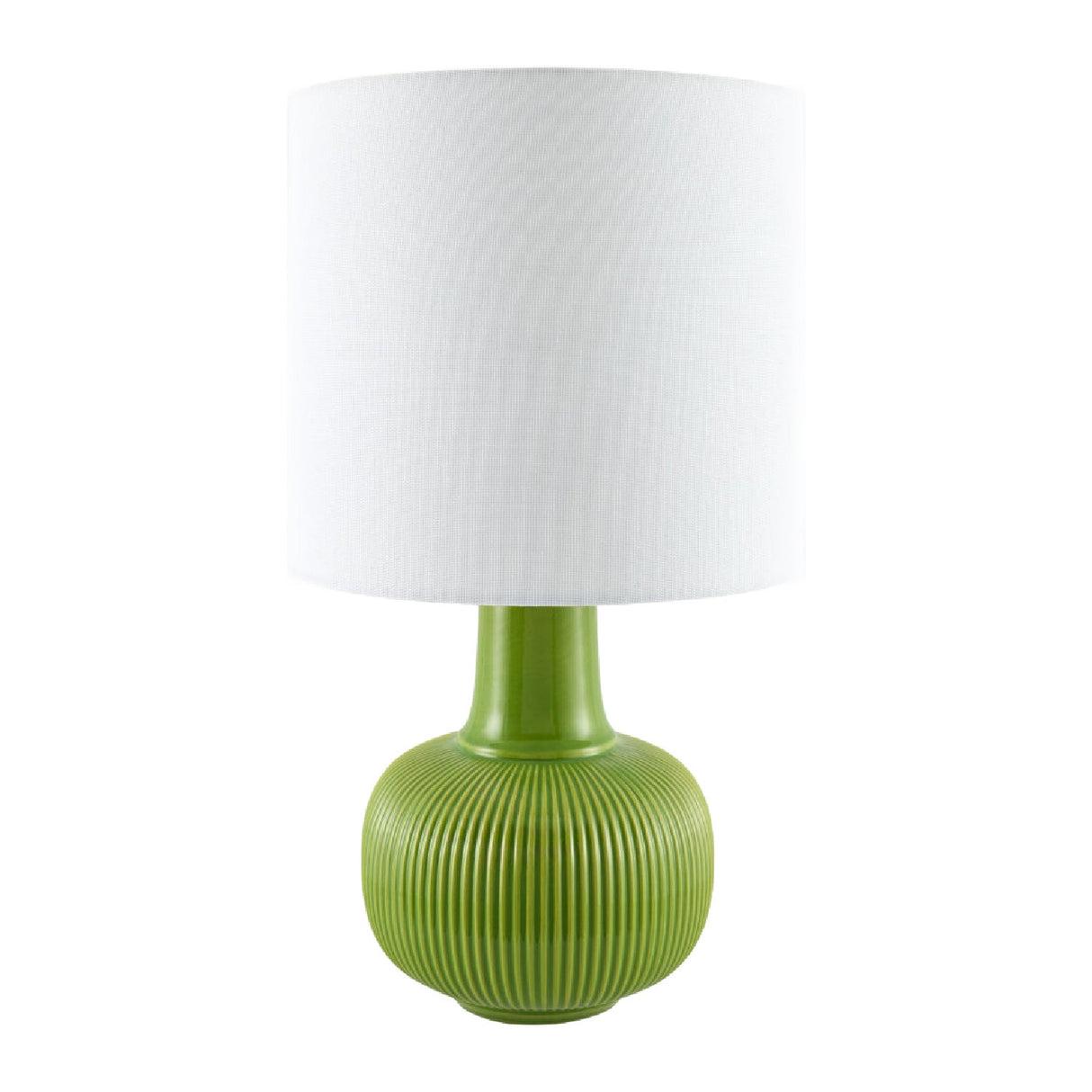 Modern European furniture - Reeded Ceramic Accent Table Lamp - www.oroa.com
