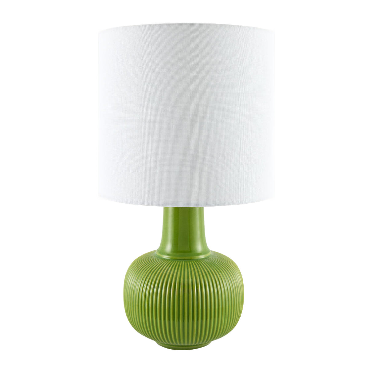 Modern European furniture - Reeded Ceramic Accent Table Lamp - www.oroa.com