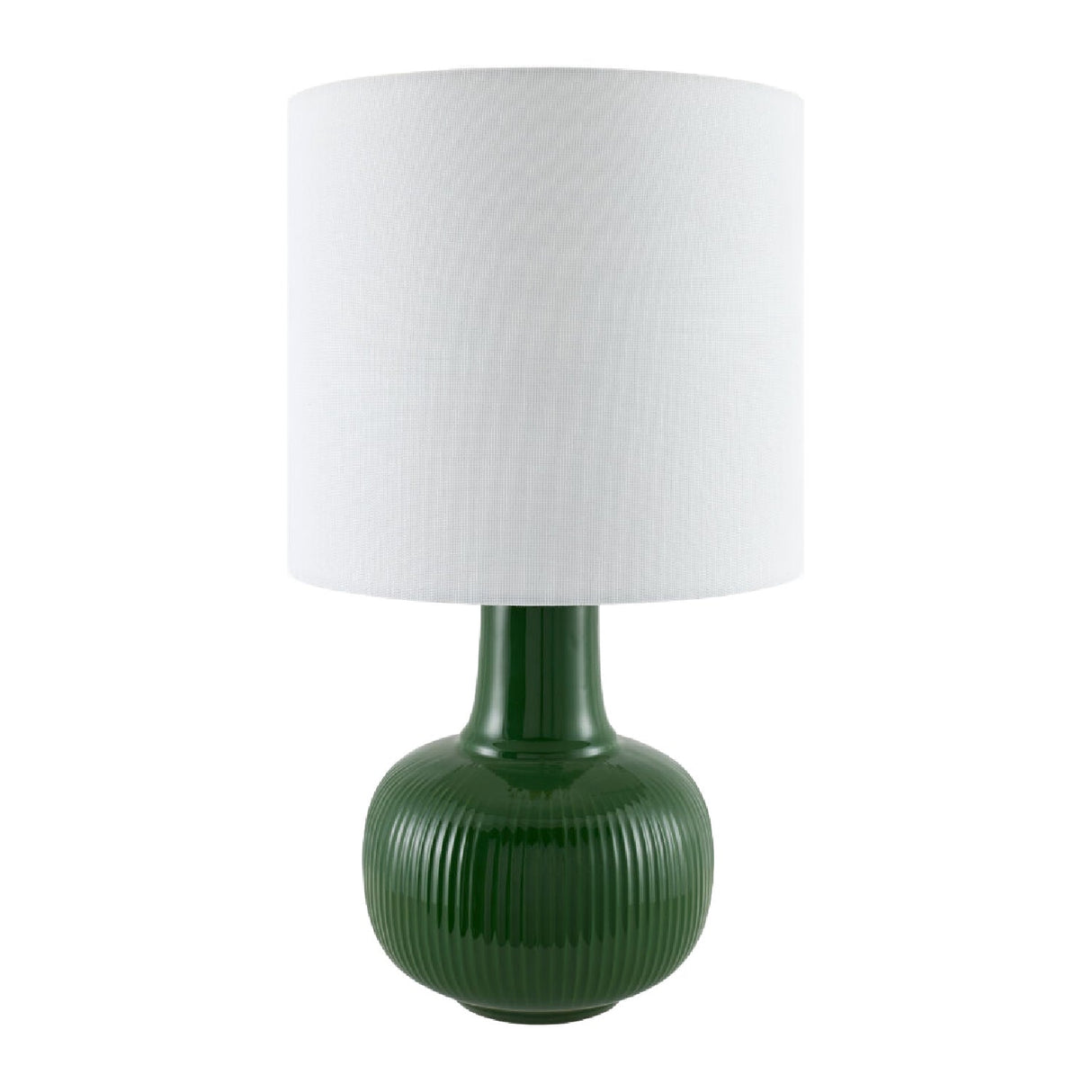 Modern European furniture - Reeded Ceramic Accent Table Lamp - www.oroa.com
