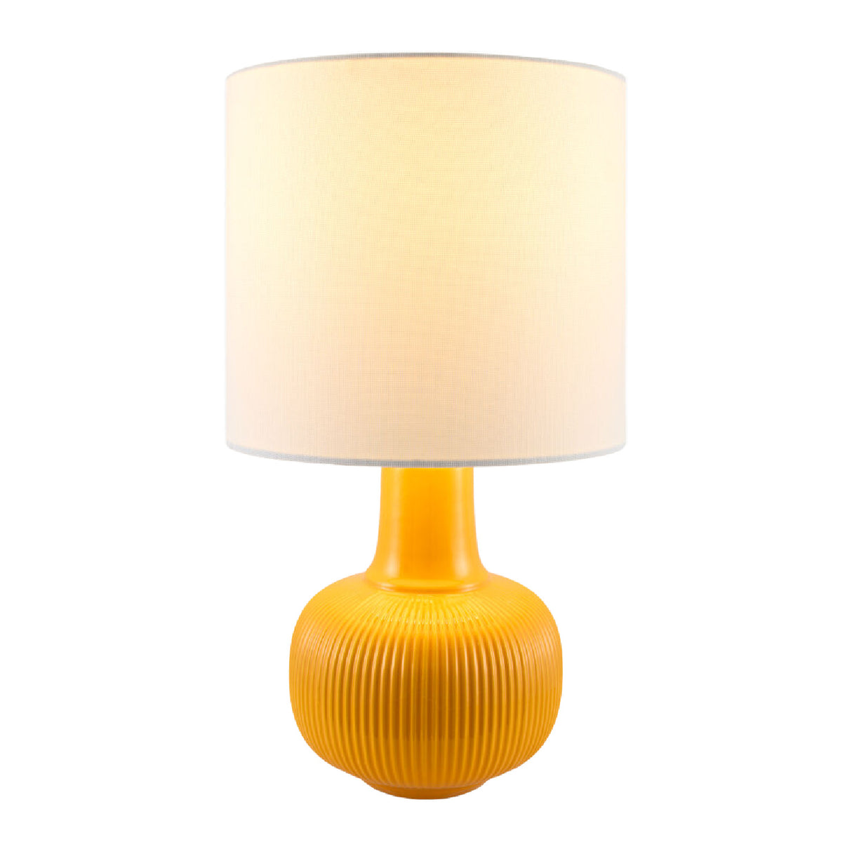 Modern European furniture - Reeded Ceramic Accent Table Lamp - www.oroa.com | Oroa.com