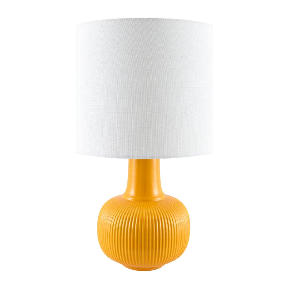 Modern European furniture - Reeded Ceramic Accent Table Lamp - www.oroa.com