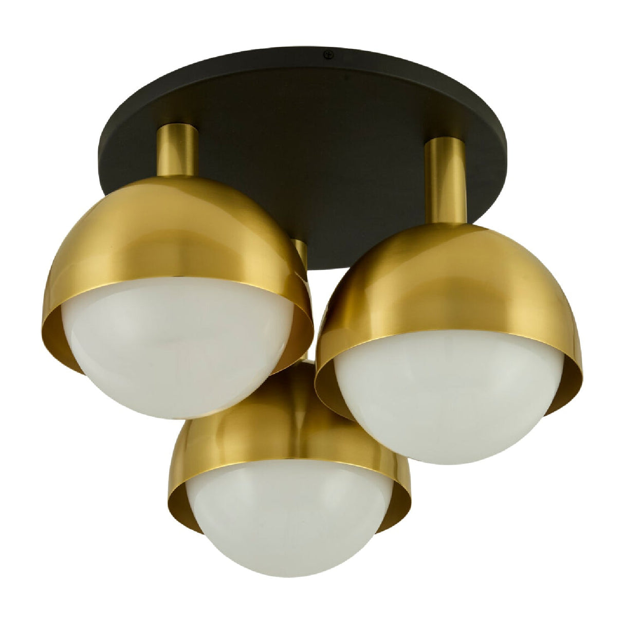 Modern European furniture - Gold Dome 3-Light Ceiling Lamp - www.oroa.com