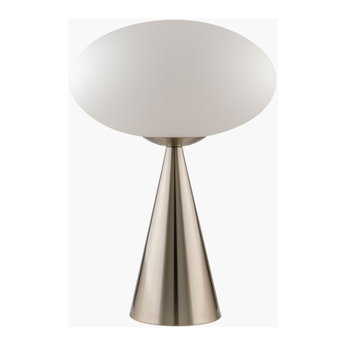 Modern European furniture - Oval White Glass Table Lamp - www.oroa.com