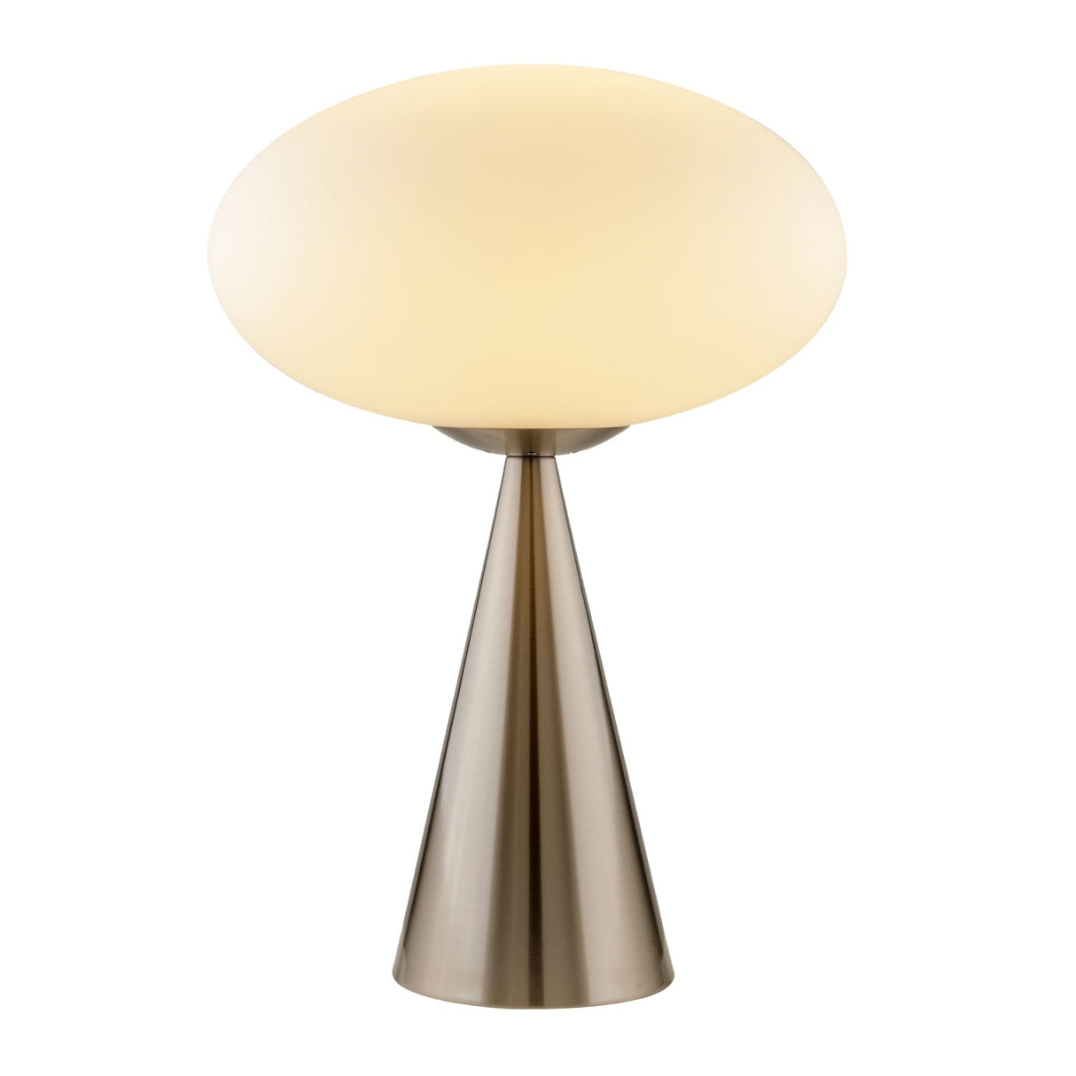 Modern European furniture - Oval White Glass Table Lamp - www.oroa.com