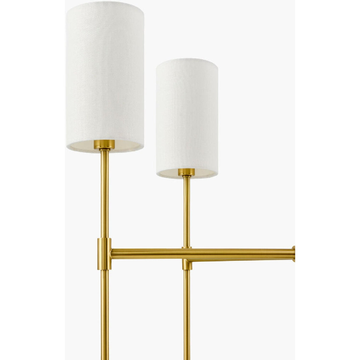 Modern European furniture - White Linen 5-Light Pendant Lamp - www.oroa.com