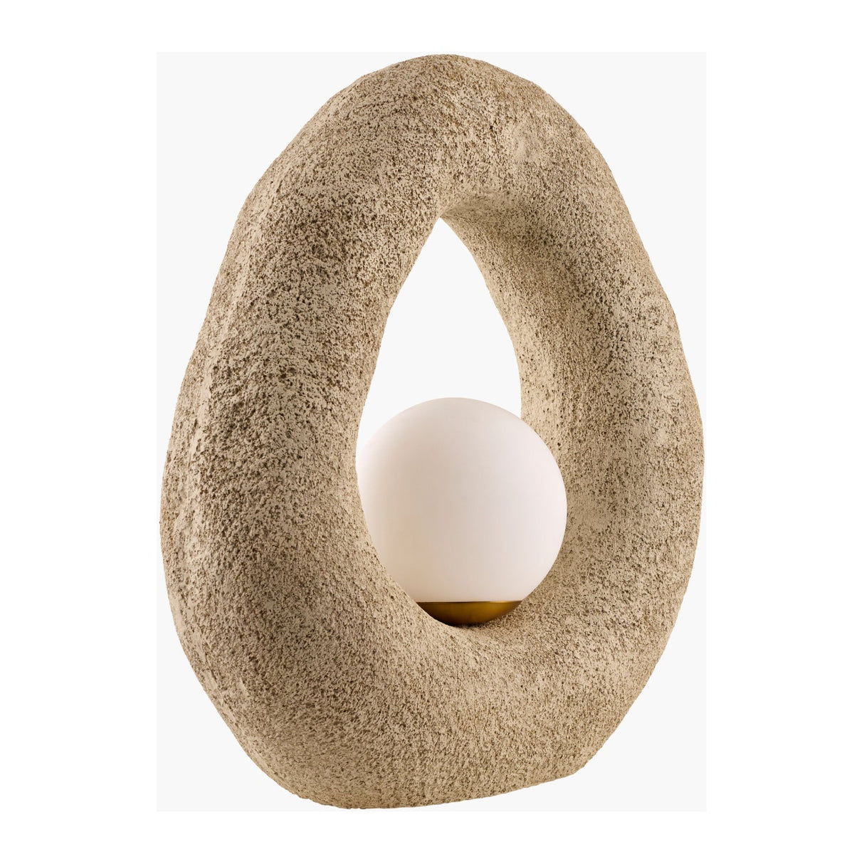 Modern European furniture - Cream Organic-Shaped Table Lamp - www.oroa.com