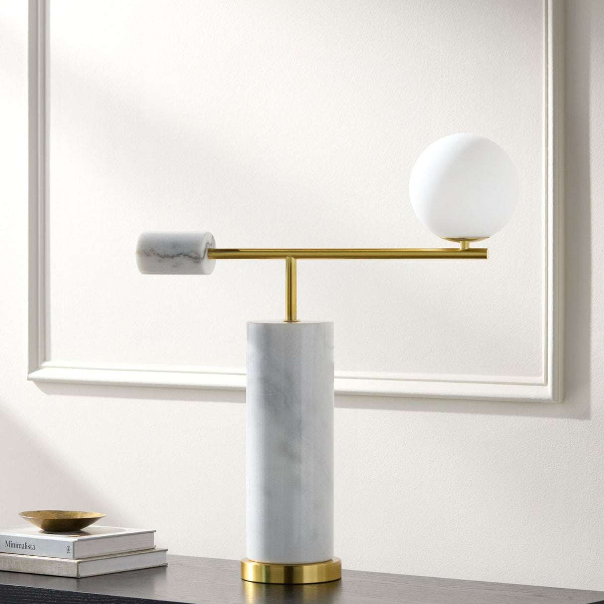Modern European furniture - Modern Marble Accent Table Lamp - www.oroa.com