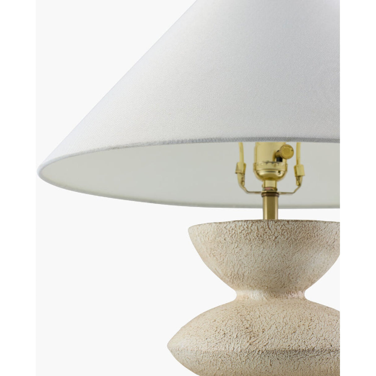 Modern European furniture - White Tiered Accent Table Lamp - www.oroa.com