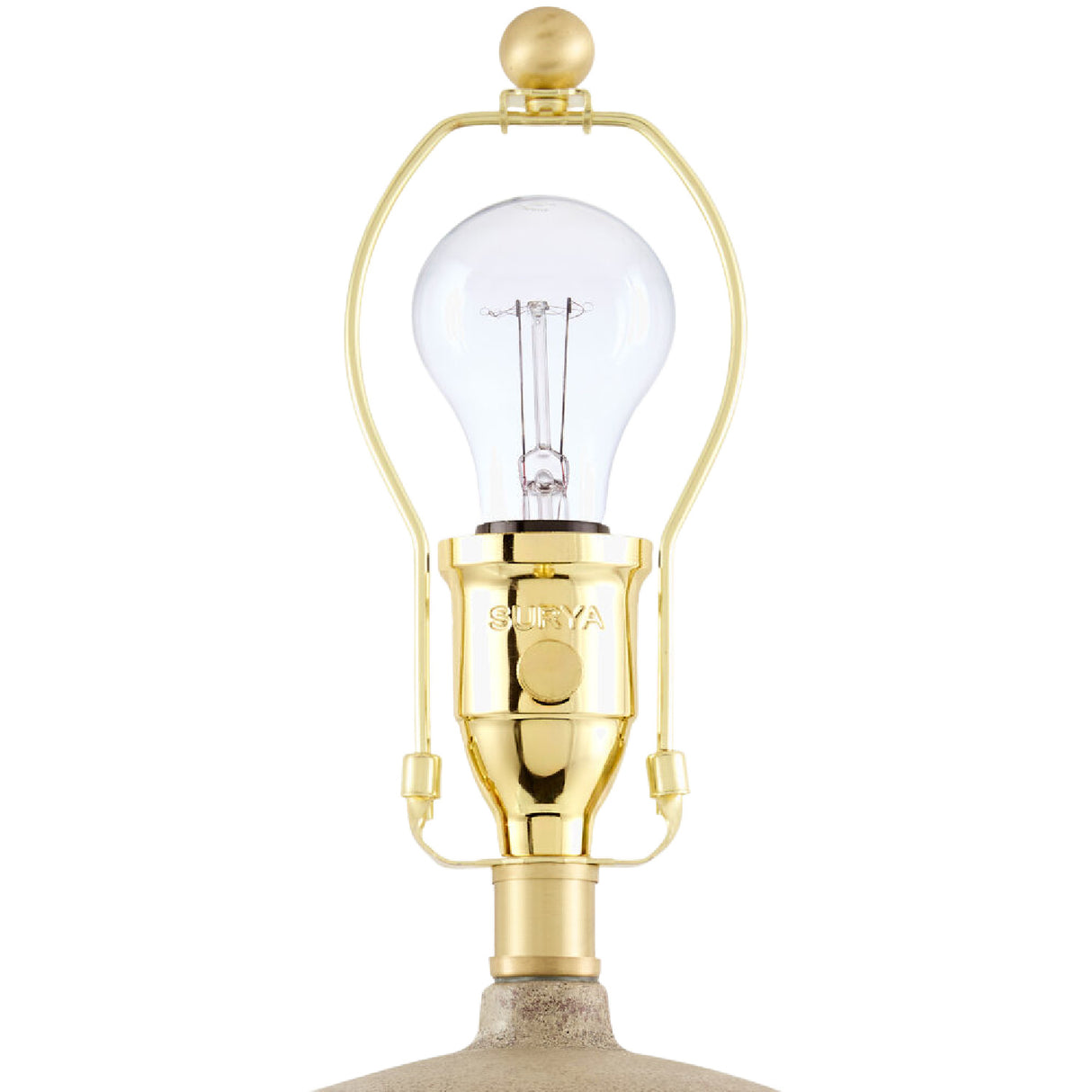 Modern European furniture - White Linen Empire Table Lamp - www.oroa.com
