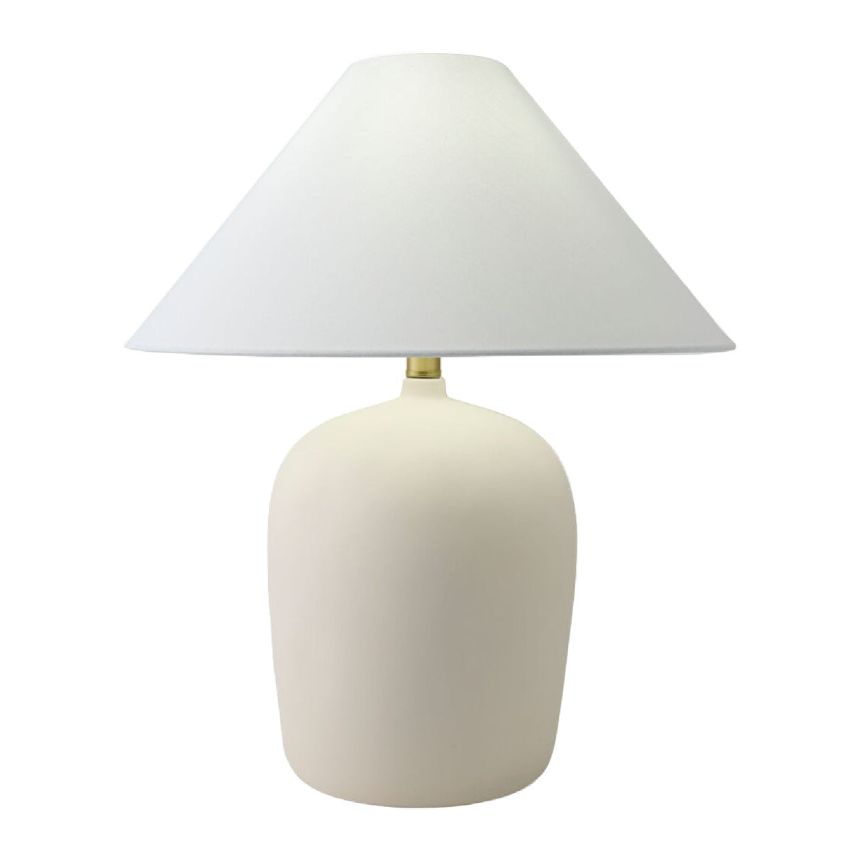 Modern European furniture - White Linen Empire Table Lamp - www.oroa.com