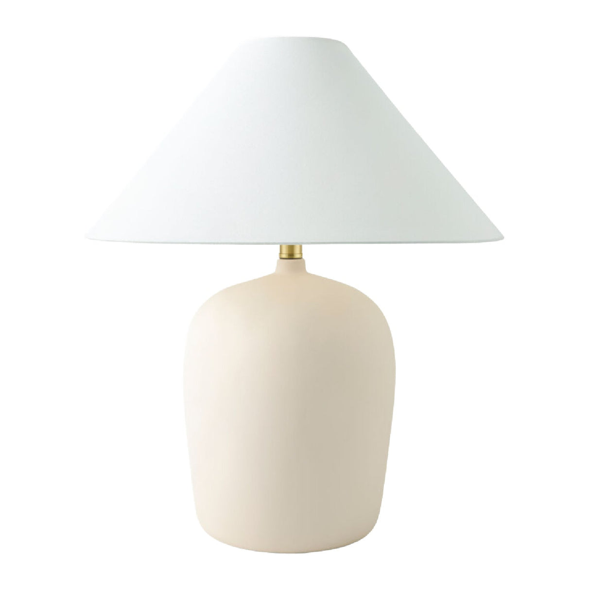 Modern European furniture - White Linen Empire Table Lamp - www.oroa.com