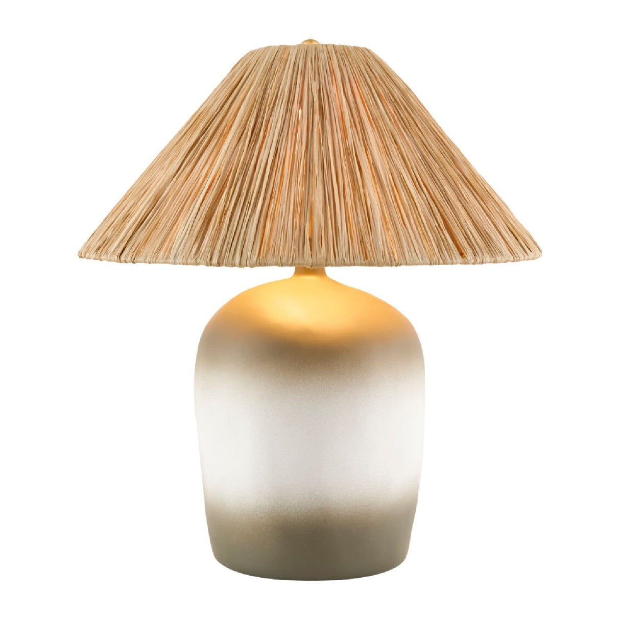 Modern European furniture - Seagrass Fibers Accent Table Lamp - www.oroa.com