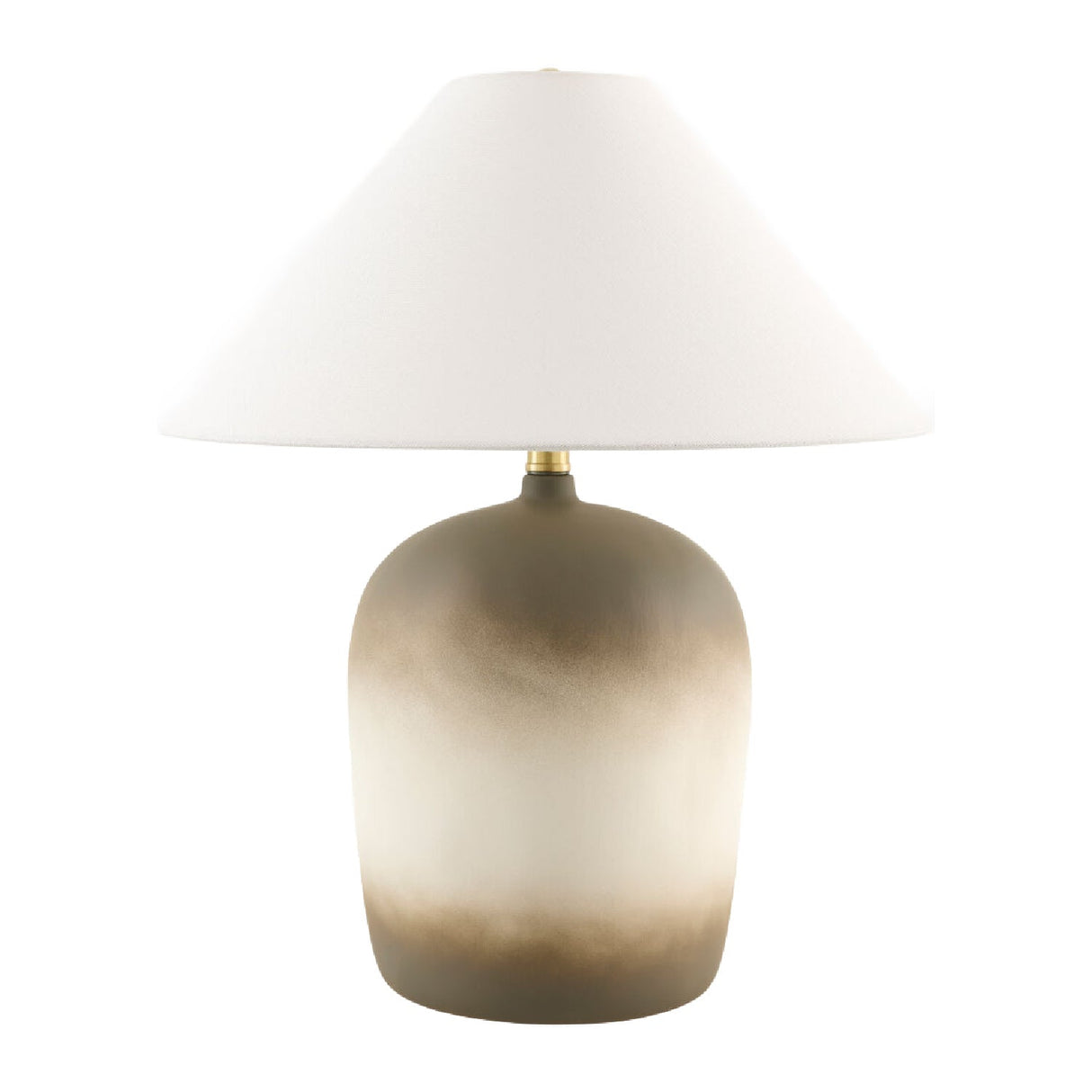 Modern European furniture - White Linen Empire Table Lamp - www.oroa.com