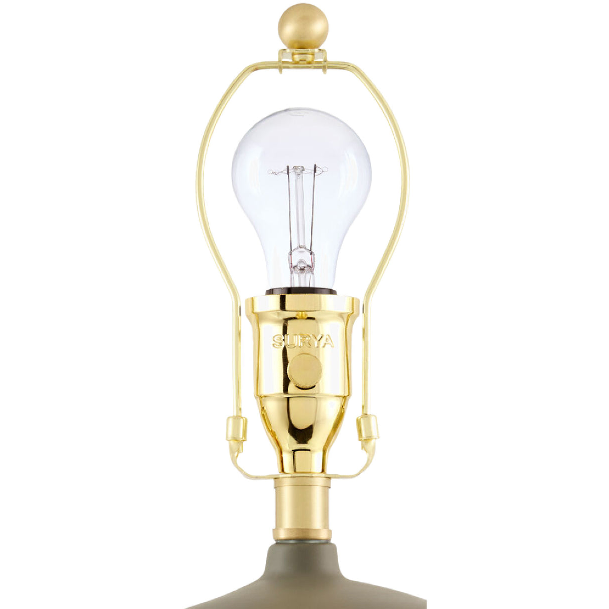 Modern European furniture - White Linen Empire Table Lamp - www.oroa.com