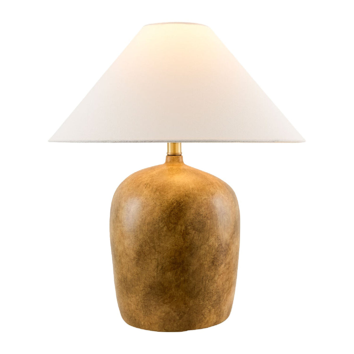Modern European furniture - White Linen Empire Table Lamp - www.oroa.com