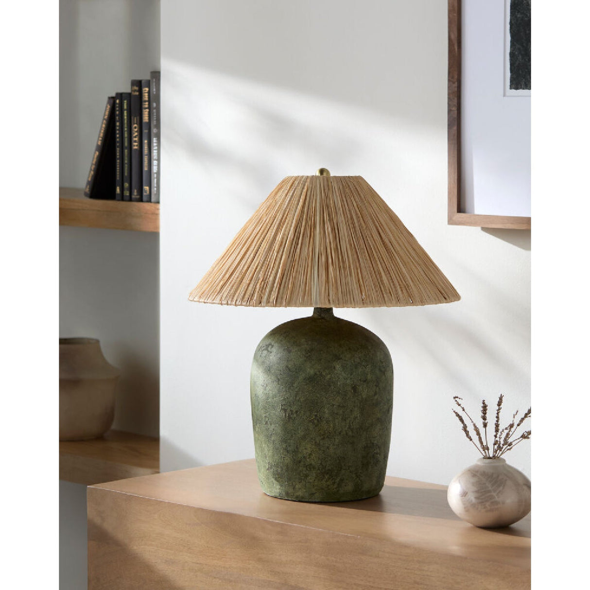 Modern European furniture - Seagrass Fibers Accent Table Lamp - www.oroa.com