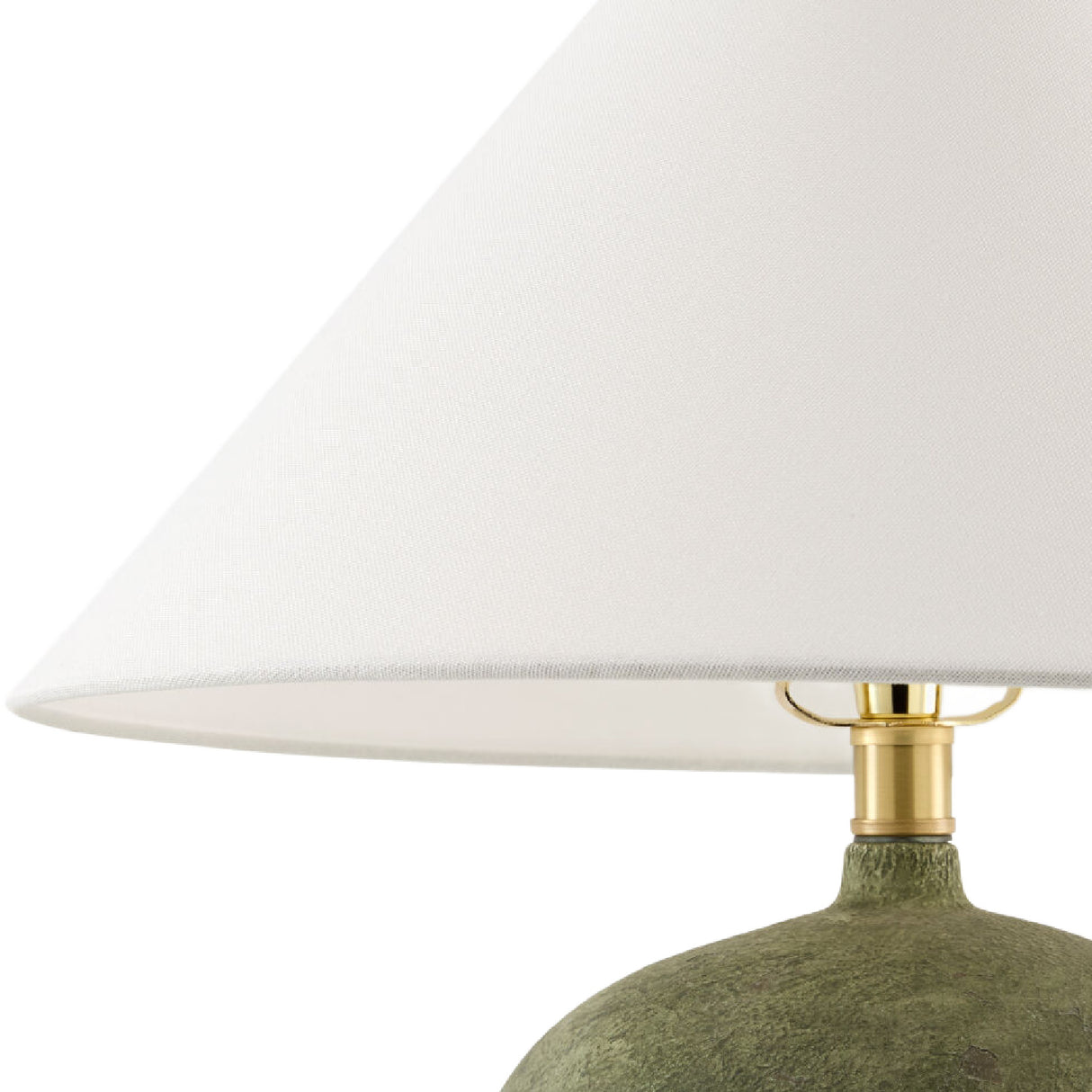 Modern European furniture - White Linen Empire Table Lamp - www.oroa.com