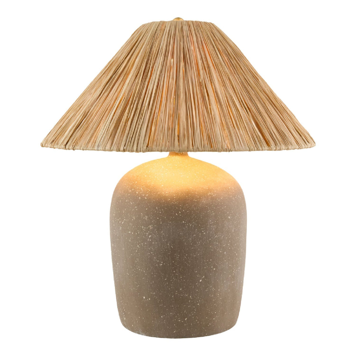 Modern European furniture - Seagrass Fibers Accent Table Lamp - www.oroa.com