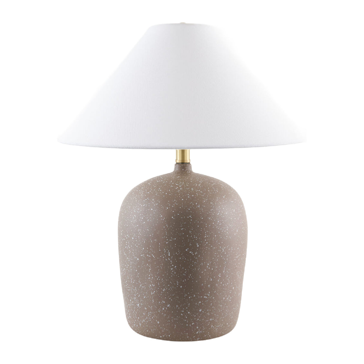 Modern European furniture - White Linen Empire Table Lamp - www.oroa.com