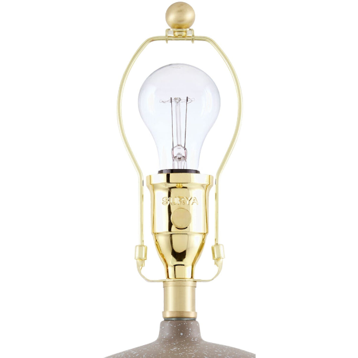 Modern European furniture - White Linen Empire Table Lamp - www.oroa.com