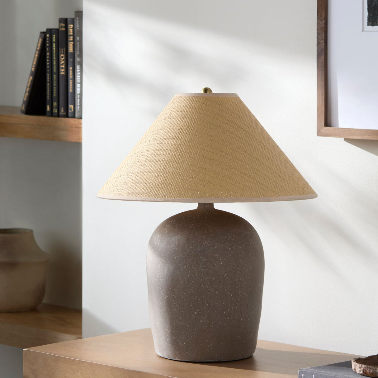 Modern European furniture - Empire Seagrass Accent Table Lamp - www.oroa.com