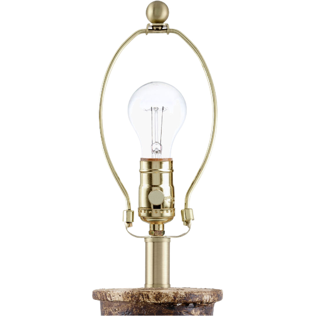 Rustic Cream Cement Table Lamp | Oroa.com
