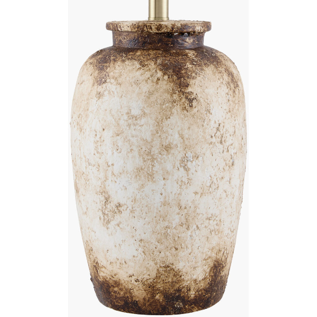 Rustic Cream Cement Table Lamp | Oroa.com