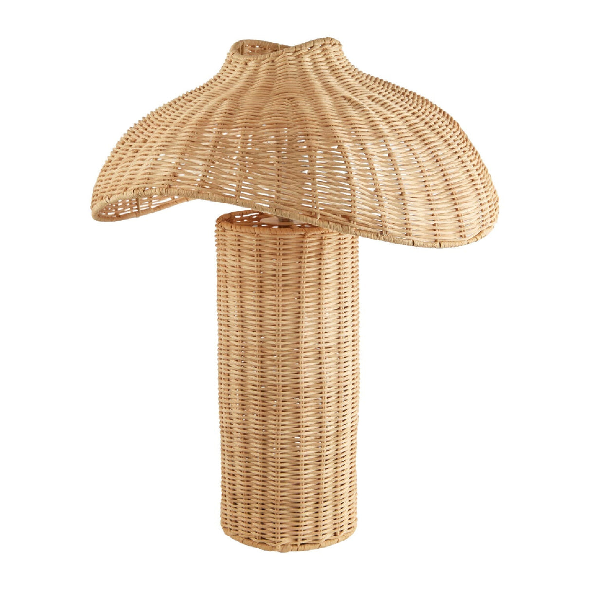 Modern European furniture - Natural Rattan Accent Table Lamp - www.oroa.com