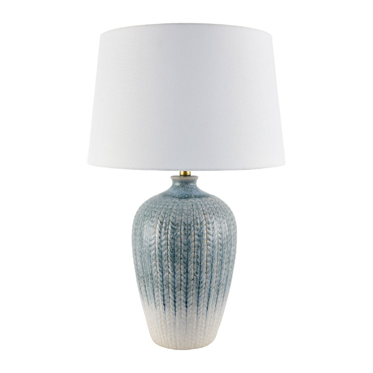 Modern European furniture - Gradient Blue Ceramic Table Lamp - www.oroa.com