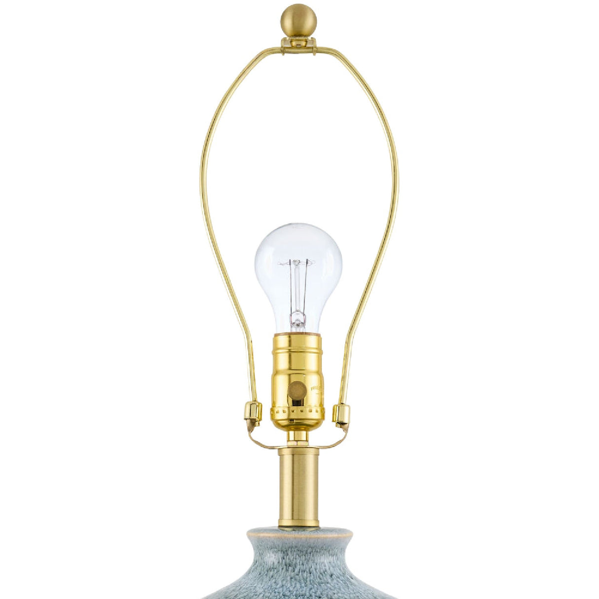 Modern European furniture - Gradient Blue Ceramic Table Lamp - www.oroa.com
