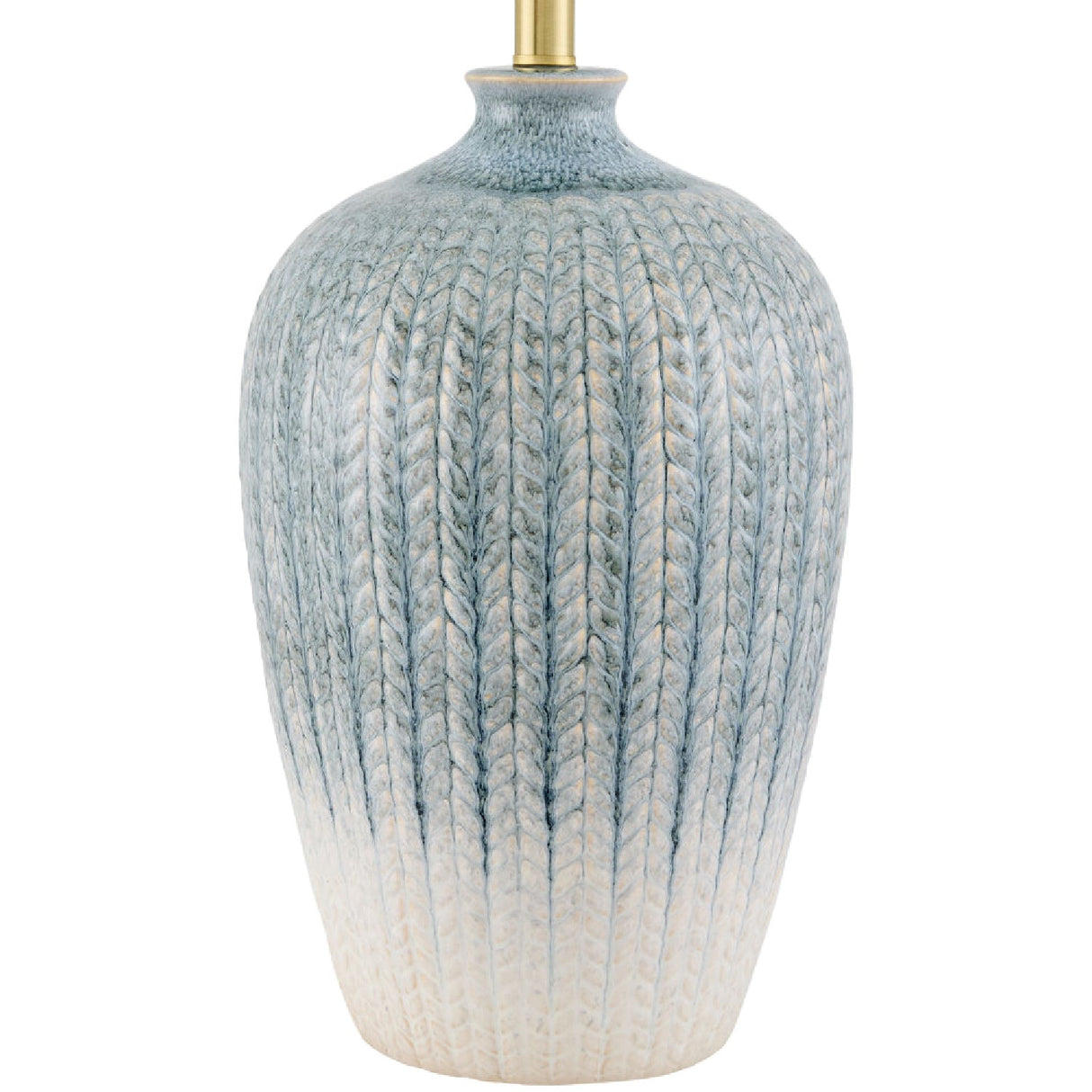 Modern European furniture - Gradient Blue Ceramic Table Lamp - www.oroa.com