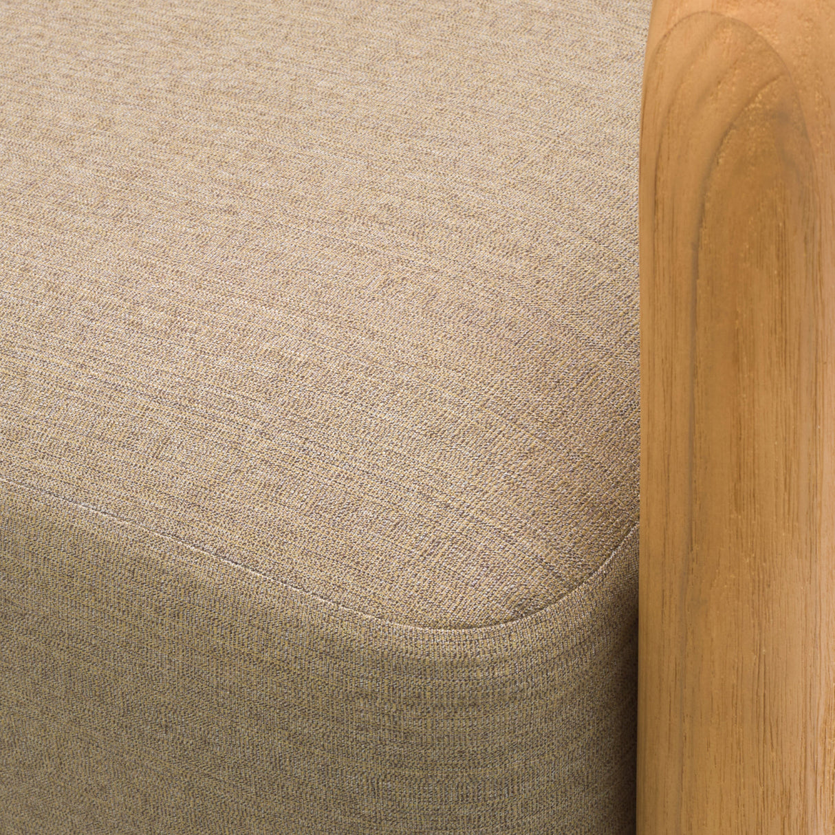Modern European furniture - Cushioned Teak Outdoor Swivel Chair - www.oroa.com
