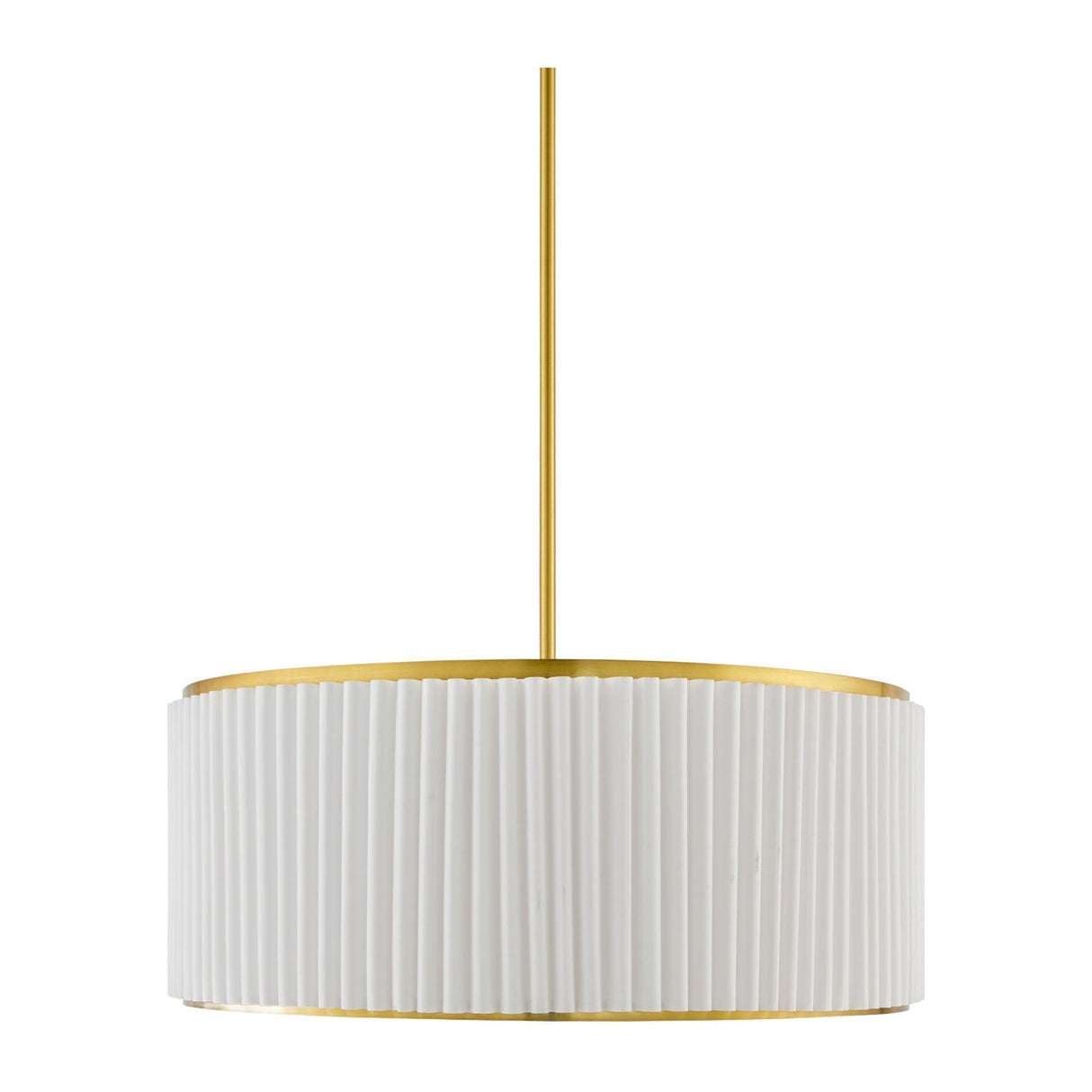 Modern European furniture - White Fluted 2-Light Chandelier - www.oroa.com