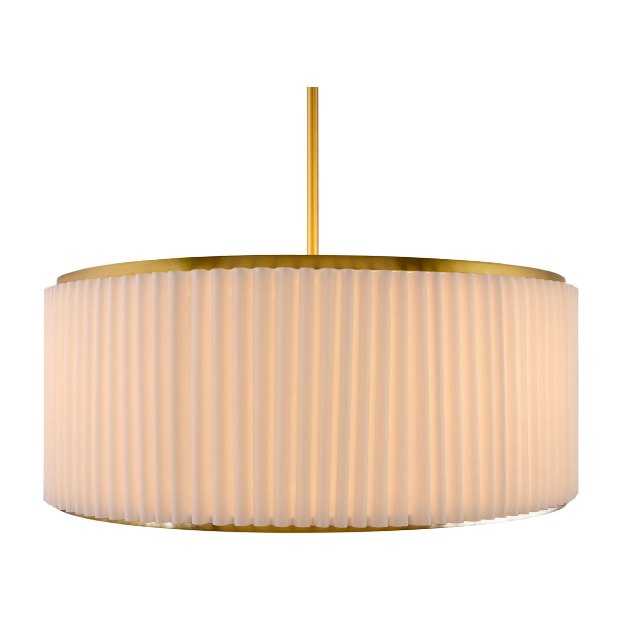 White Fluted 2-Light Chandelier | Oroa.com