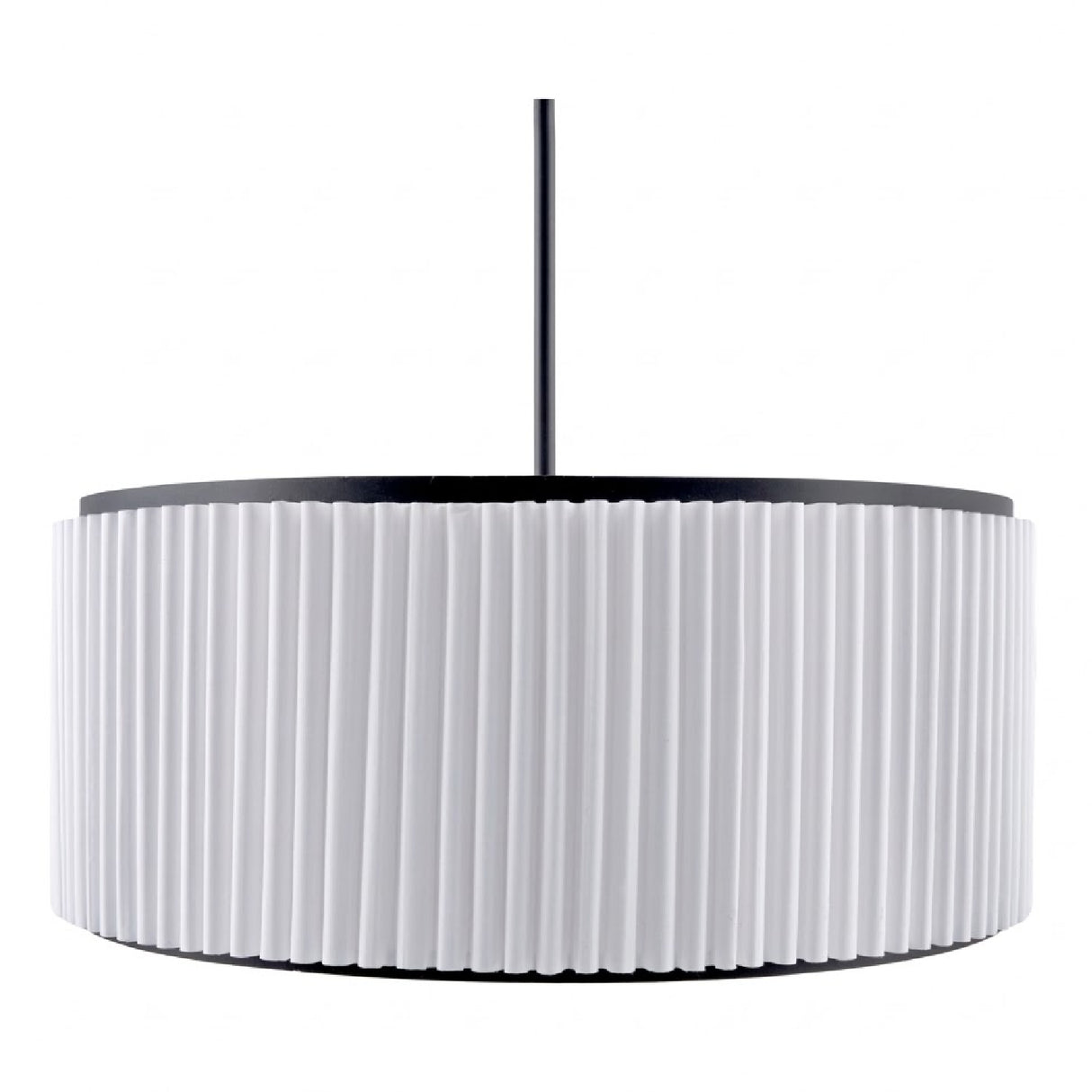 White Fluted 2-Light Chandelier | Oroa.com
