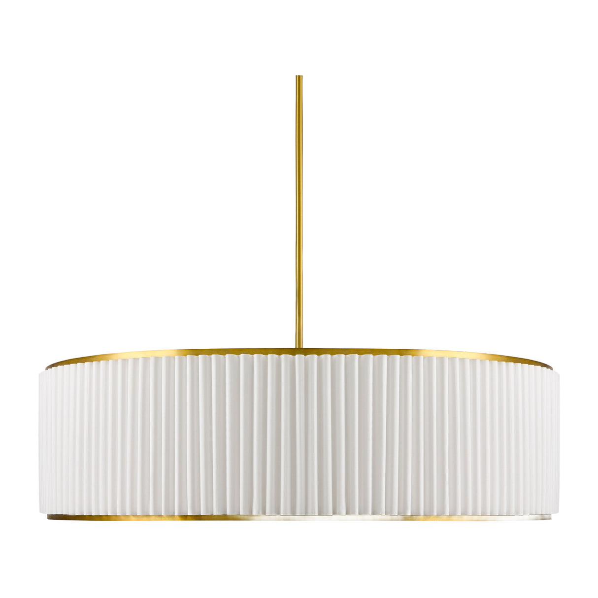 White Fluted 2-Light Chandelier | Oroa.com