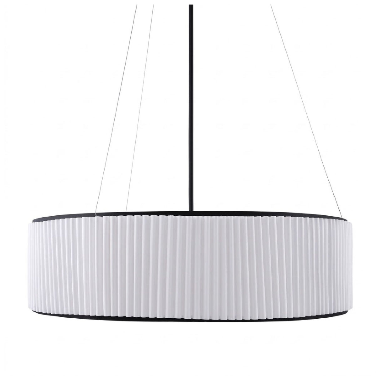 White Fluted 2-Light Chandelier | Oroa.com